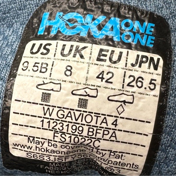 Hoka One One Women’s Gaviota Running Shoes Size 9.5 - Picture 4 of 10